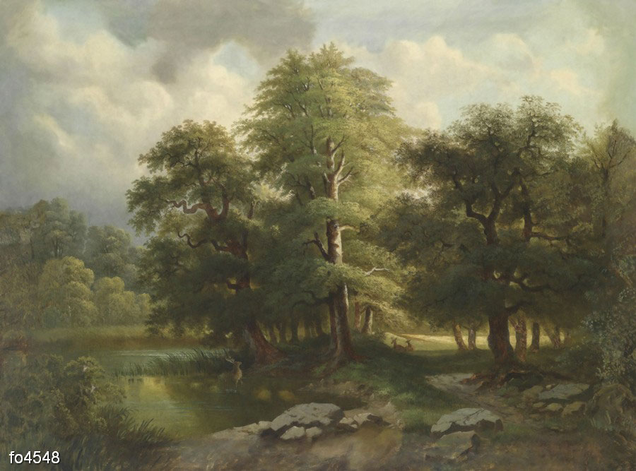 krasnyy-olen-na-ozere