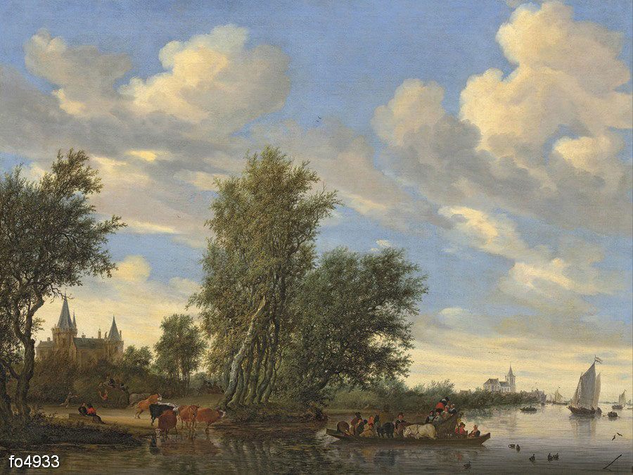 salomon-van-reysdal-rechnoy-peyzazh