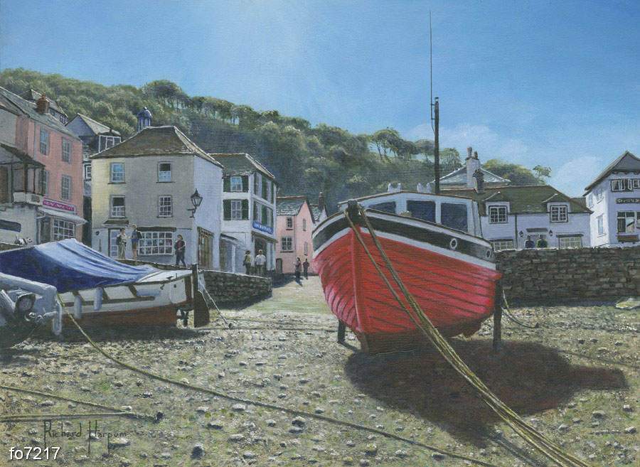 richard-kharpam-krasnaya-lodka-v-polperro