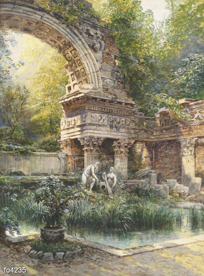 fridrikh-frank-rimskie-ruiny-v-shenbrunn